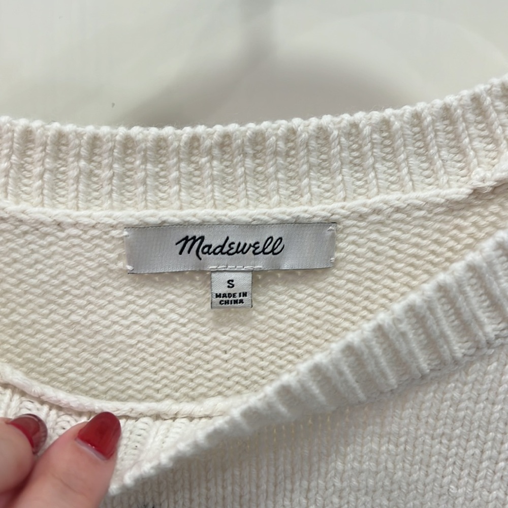 Madewell Making Faces Pullover Sweater - Picture 7 of 12